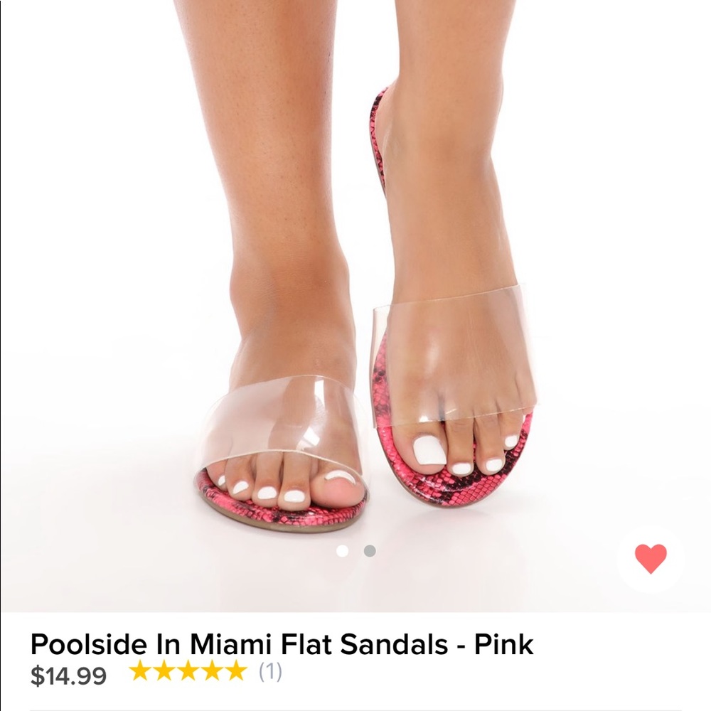 Fashion nova sandals (2 pairs)